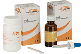 ZOE T: Cemento de Óxido de Zinc Eugenol (polvo 40 gr + líq 20 ml) DENTAFLUX  - Dentaltix
